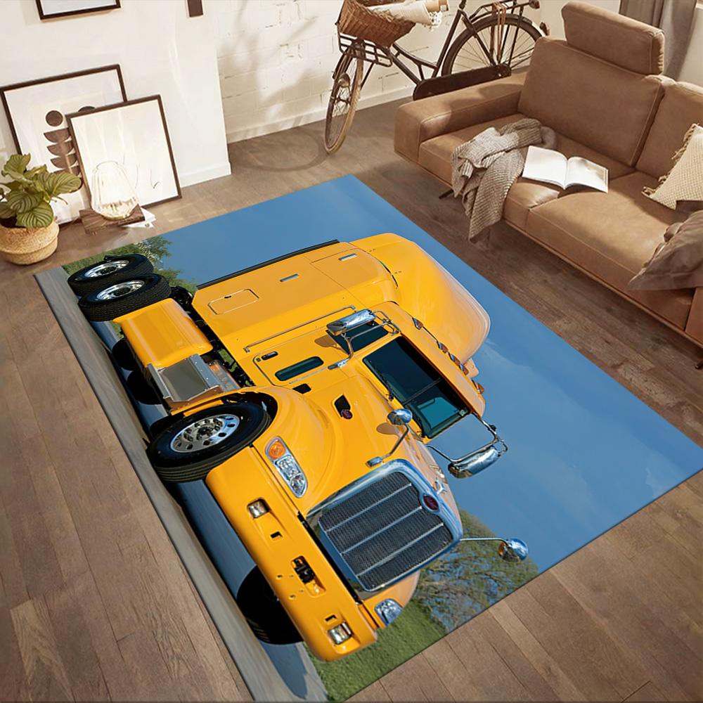 Kw Schwertransporter Fußmatte Büro Teppich Design Für Spielzimmer Schlafzimmer Balkon Esszimmer Rutschfester Teppich Büro Heimdeko Perfektes Geschenk Für FrauenMänner