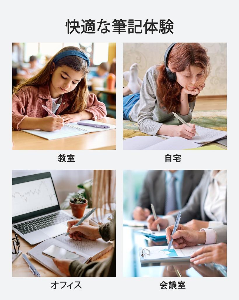 Four Candies Gel Ballpoint Cute Easy To Stylish Gift for Girls and Junior High School Students Pens, 6-Piece Set, 0.5mm, Stationery, Write,