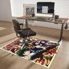 1pc My Hero Academia Chair Mat - Anime Cartoon Design, Non-Slip Carpet for Office Chairs, Home Decor, Living Room, Bedroom, Game Room, Birthday Gift,