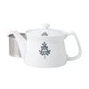 Hasami Ware Teapot with Tree Pattern (super Stainless Steel Tea Strainer Included), Approximately 400ml Capacity, Made In Japan, 73544