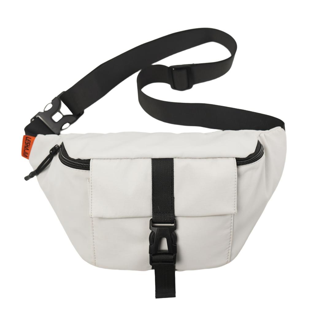 Couple Men's Crossbody Bag Women's Shoulder Bag Casual Solid Color Satchel Sports Simple Girls Trend Breast Bag