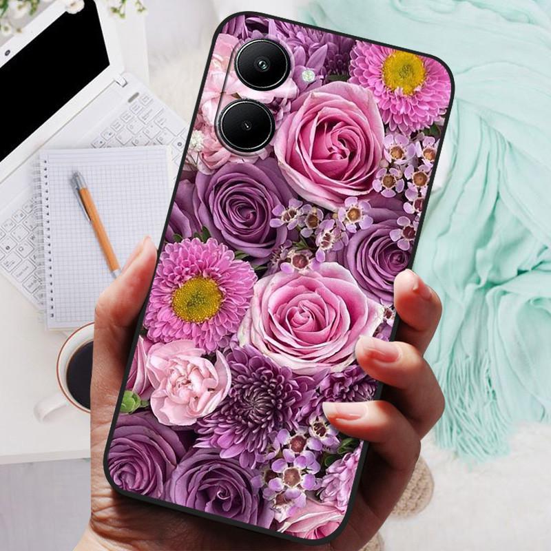 For Realme C33 Case C 33 6.5 Inch RMX3624 Luxury Animal Painted Phone Case Realme C33 Shockproof Cover Silicone Back Bumper
