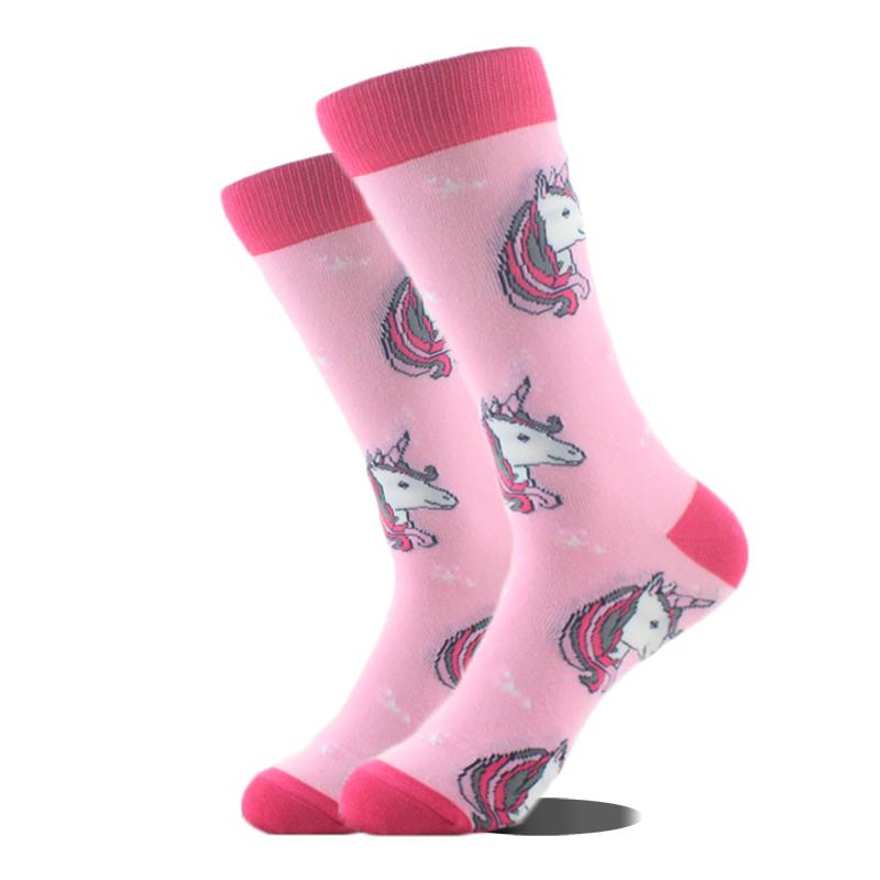 Happy Design Funny Socks Men Unisex Sheep Beer Dinosaur Pattern Sokken  Divertidos Jacquard Calcetines Unisex Hip Hop Skateboard