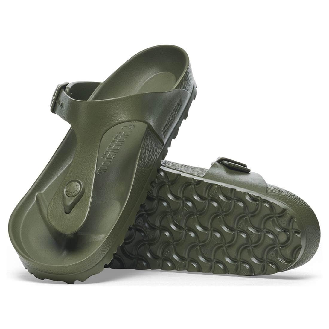 

Birkenstock Gizeh Regular Удобные и легкие шлепанцы из ЭВА Размер EU 43 Сандалии, Сандалии, Хаки, Унисекс, 1019143, (28,0 см)