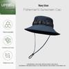 Men's UV Protection Wide Brim Waterproof Sun Hat for Fishing, Hiking, and Outdoor Activities