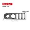 vrdpn5 Car Door Lock Gear Trim Carbon Fiber Sticker For Seat Leon Altea 2005 2006 2007 2008-2010 2011 2012 For Toledo 2005-2009 LHD RHD