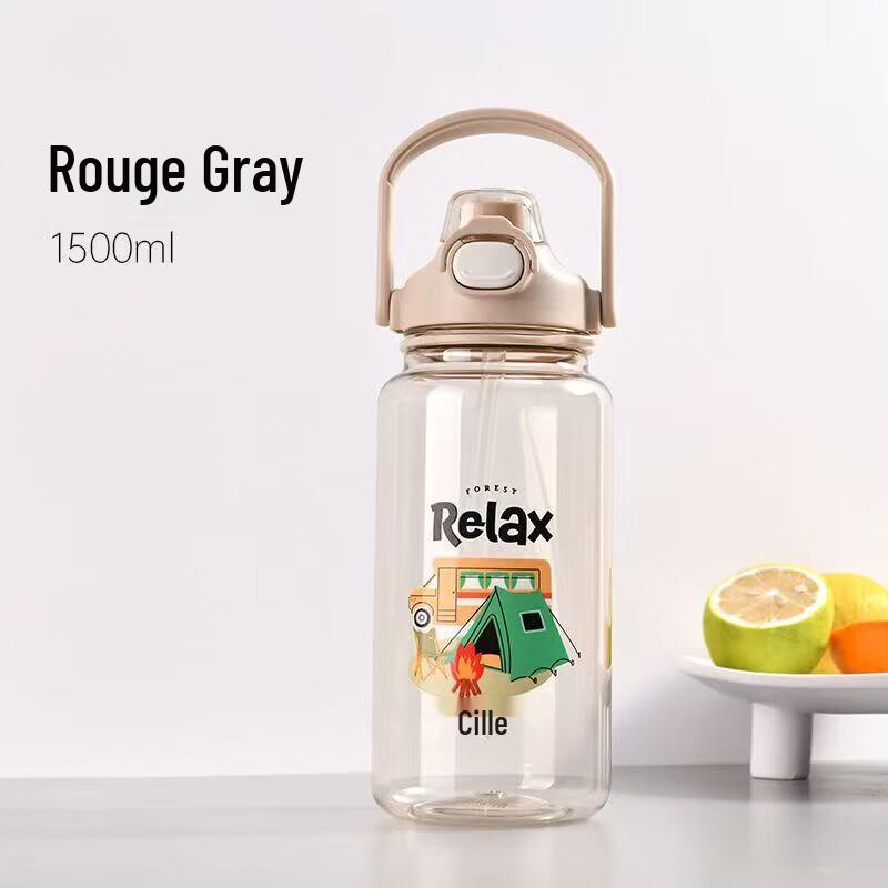 Xile Tritan Dual-Drink Portable Water Bottle