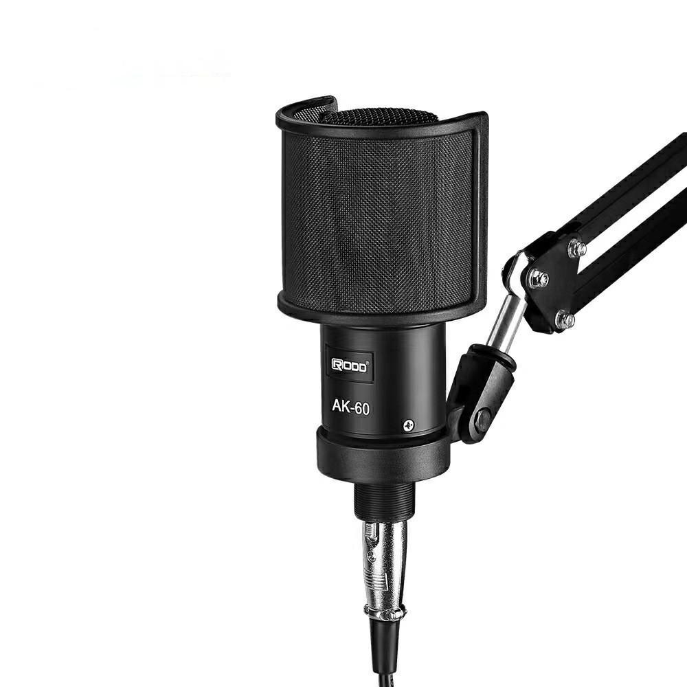 U-Shaped Net Windscreen Pop Filter for Recording Microphones