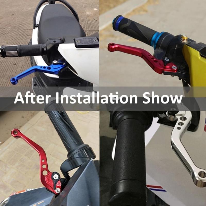 Nonslip Motorcycle Brake Gear Lever for CLICK150 Sturdy Aluminum Build Smooth Functionality Clutch Lever