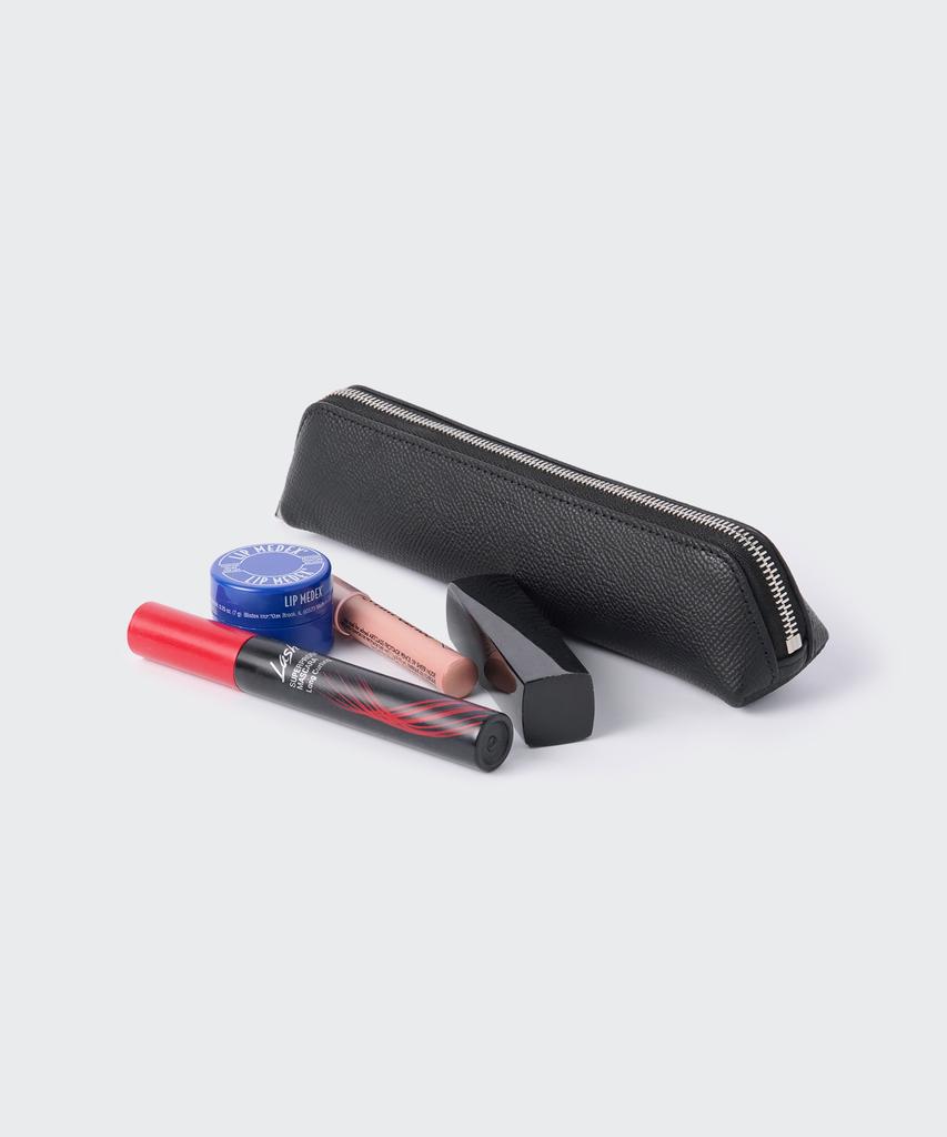 Musinsa Standard Woman Women'S Epsom Leather Pencil Case [Black]