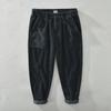 Japanese Retro Style Corduroy Men Pants Pure Cotton Autumn and Winter Comfort Men Trousers Straight Thicken Cargo Pants