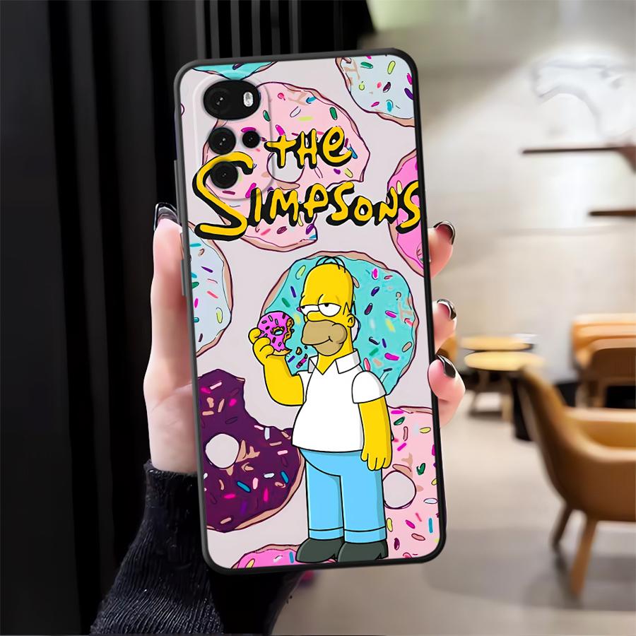 S-simpsons Donut Funda Phone Cover Case for Moto S30 Pro Edge 20 30 X30 Pro