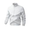 Men S Plus Size Casual Stand Collar Solid Color Jacket