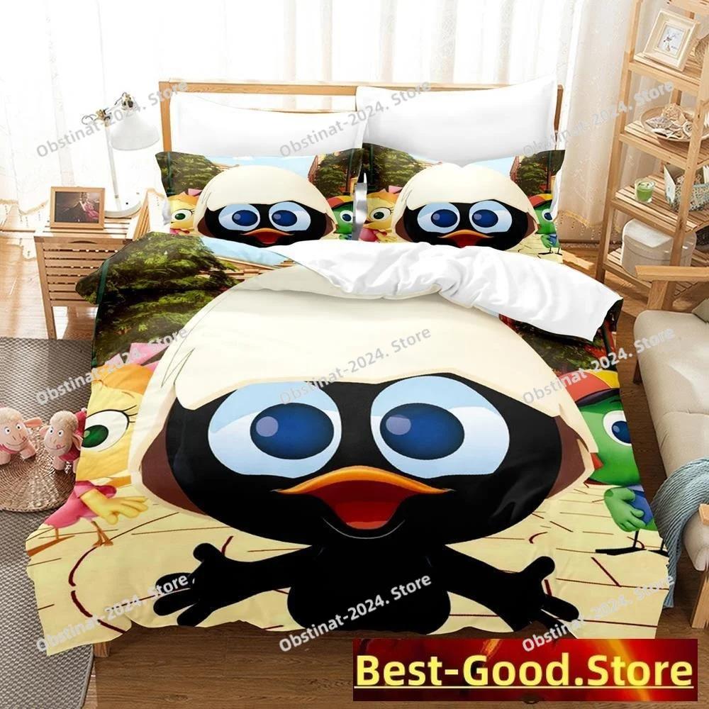 New Calimero Printed Bedding Set Single Twin Full Queen King Size Bed Set Aldult Kid Bedroom Duvetcover Sets 3d Anime Kawaii Bed
