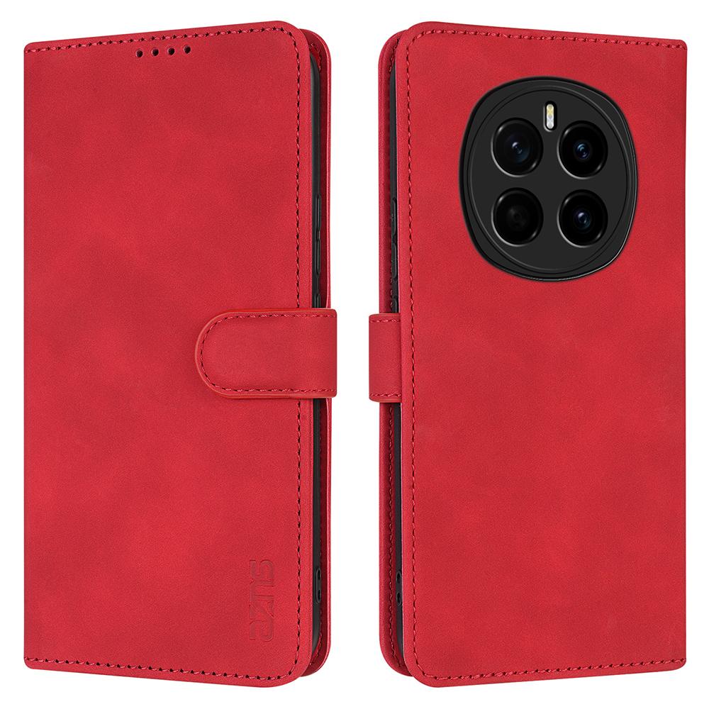 

For Honor Magic7 5G Case PU Leather Wallet Phone Cover Red