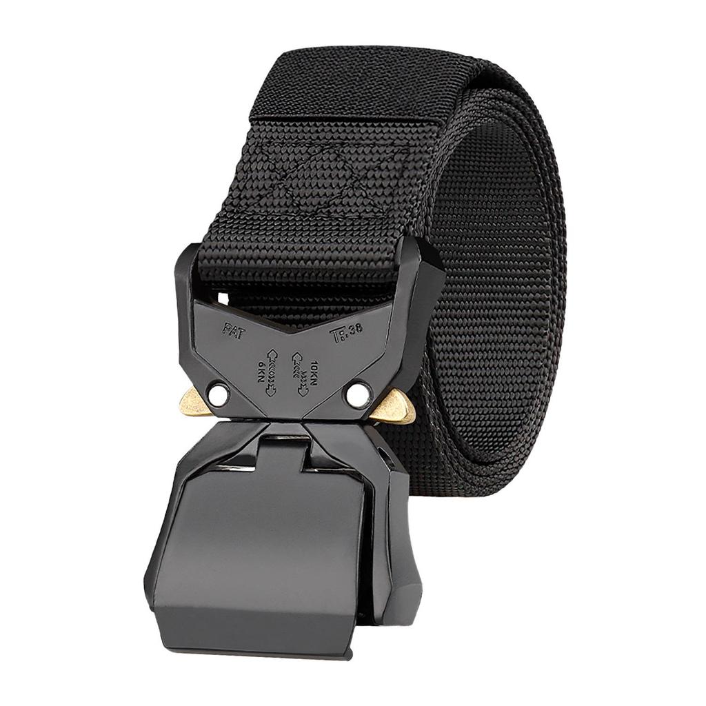 Cross-border Cobra Tactical Belt: Outdoor Military Leather Belt with Alloy Insert Buckle
