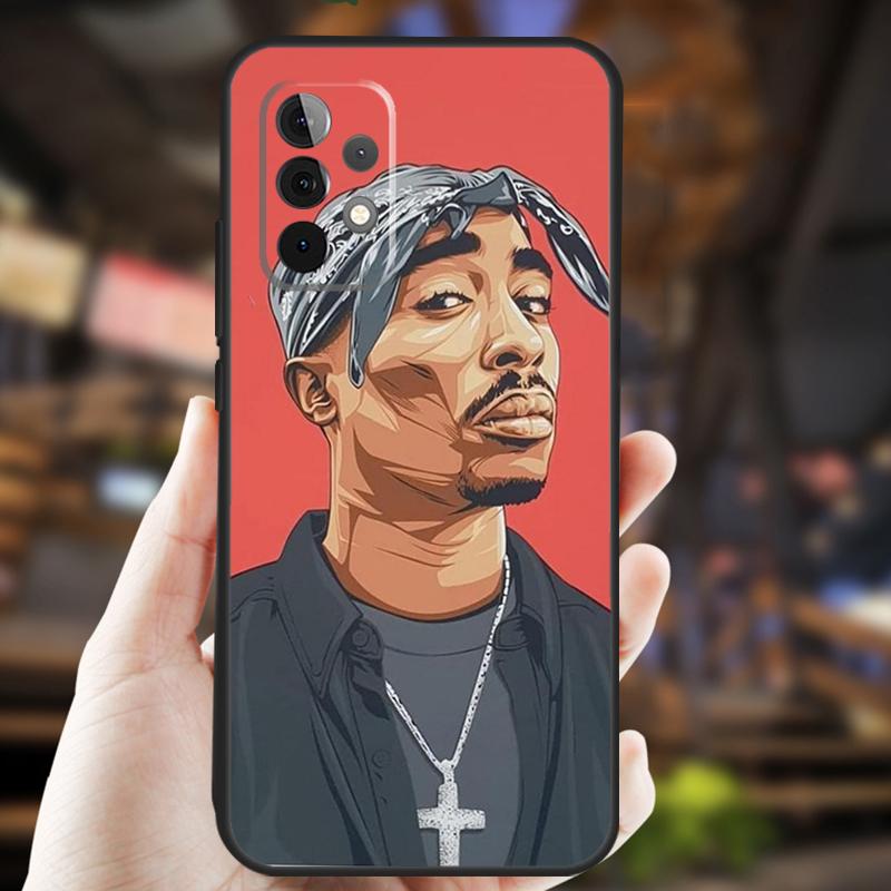 Rapper 2pac Singer Tupac Case For Samsung Galaxy A15 A35 A55 A53 A33 A13 A36 A56 A26 A16 A22 A32 A52 A54 A34 A05 A06