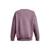 Under Armour Solid Color Letter Print Crew Neck Long Sleeve Sweatshirt Women Sweatshirt Purple 1379475-500