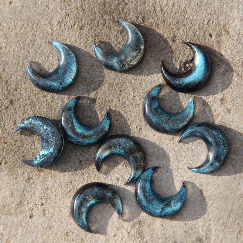 Silikonová forma Měsíc a srpek Přívěsek Forma Unikátní Křišťálová Pryskyřice Výroba Šperků Formy pro Nadšence