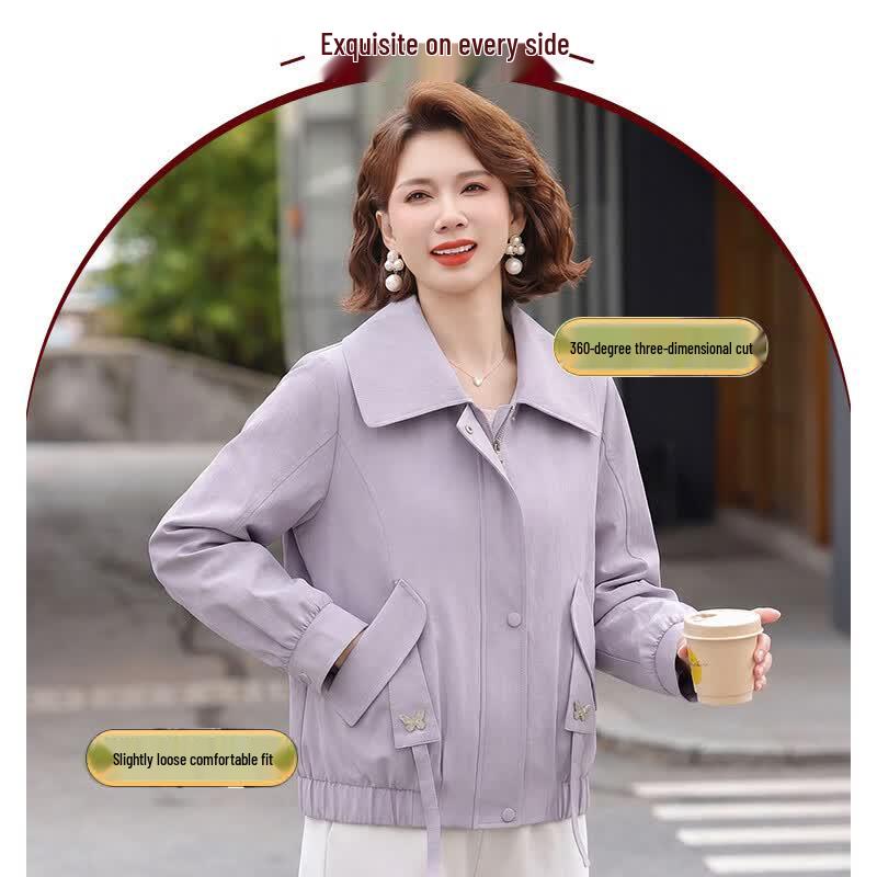 Yalu Women's Casual Loose Lapel Jacket