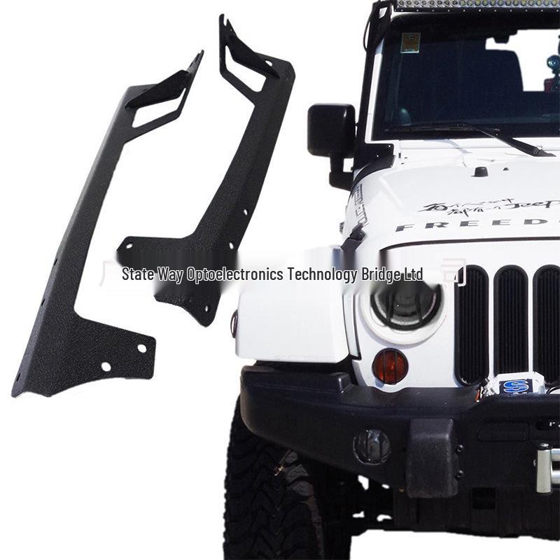 Jeep JK Wrangler (07-17) A-Pillar Light Bracket for Windshield Roll Bar Addition