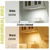 Motion Sensor Light 50/30/20cm USB Rechargeable LED Lamp Magnetic Night Light Bar Induction Cabinet Light For Closet Wardrobe