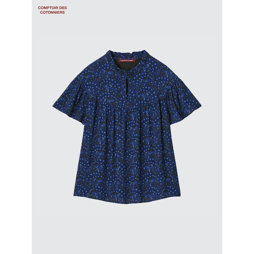 

РУБАШКА UNIQLO С ЯПОНСКИМ ВИСКОСНЫМ ПРИНТОМ
