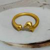 Quirky Dachshund Rings Adjustable Open Rings Stylish Hip Hop Finger Rings Versatile Punk Accessories for Women Girl