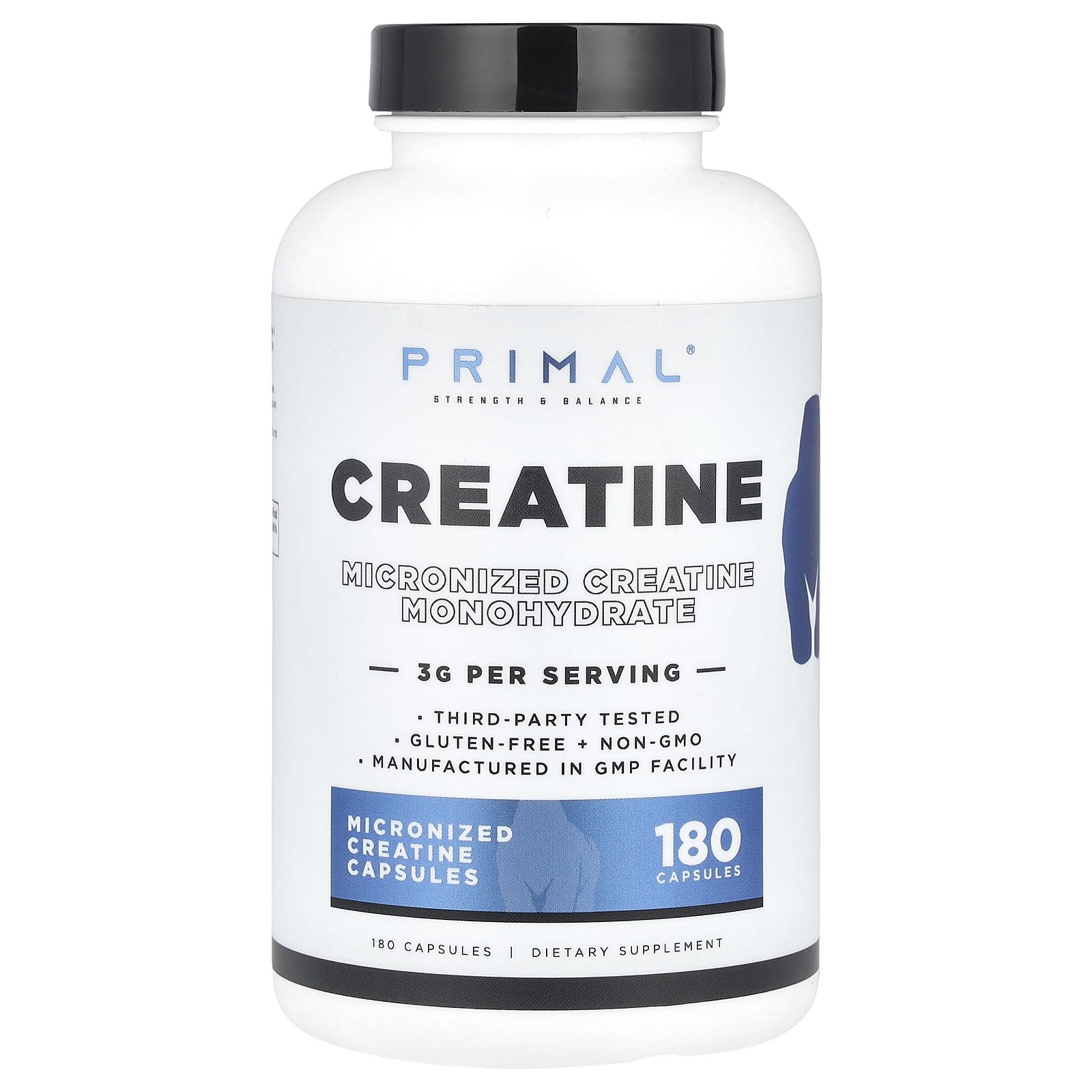 

PrePrimal, creatine, 3g, 180 capsules (0.75g per capsule)
