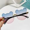 New Children Bear Ears Sunglasses Children's Cartoon Transparent Fashion Sun Glasses Kids Travel Eyewear UV400