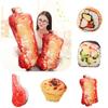 Cute Cartoon Style Sushi Egg Tart Plush Pillow Perfect Christmas Gift