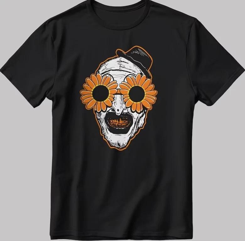 Terrifier 2 Horror Movie T-Shirt: Sunflower Clown M