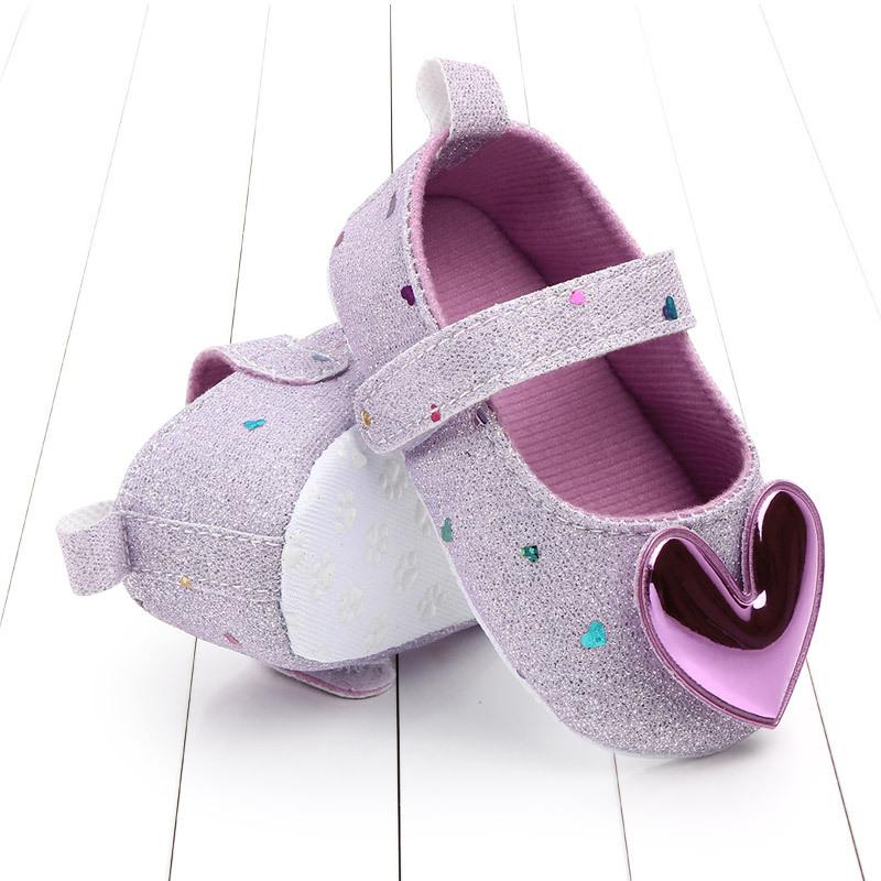 Shiny Baby Princess Shoes Baby Shoes Soft-soled Non-slip Single Shoes 0-1 Year Old Spring and Autumn