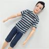 3SetsTops Hemd Kurze Jeans Hosen Kleidung Für Ken Puppe Outfits Kleidung Für Barbies Freund Ken Puppen Puppenhaus Zubehör Kinder Spielzeug