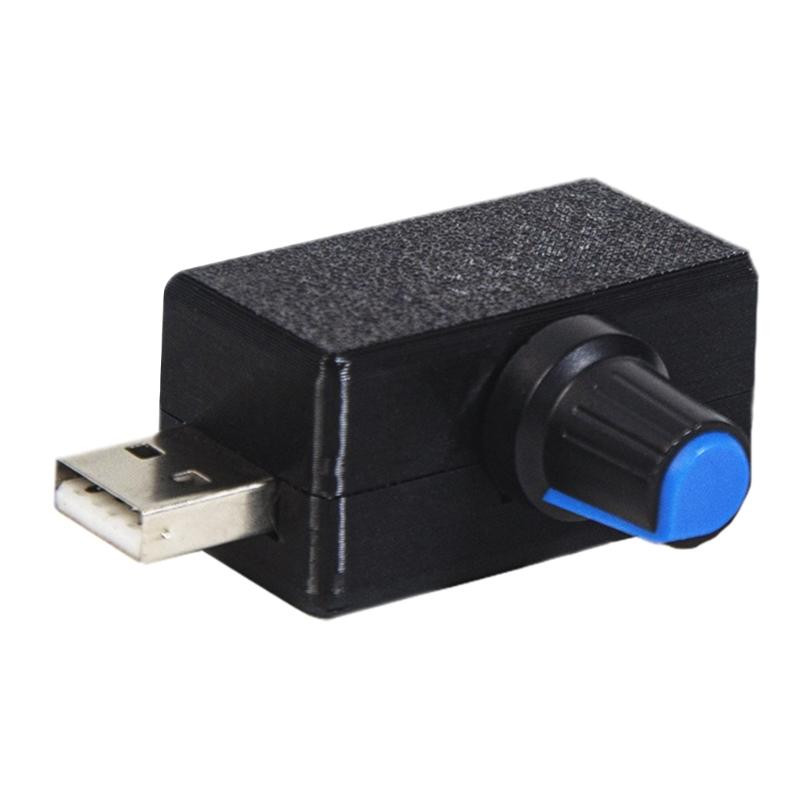 

USB Fan Variable Speed Regulator 5W Multi Gear Adjuster for Personals Cooling Devices 1