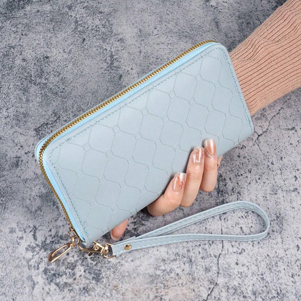 Wallet Long Change Bag Large Capacity Women's Doka Zipper Clutch Bag Mobile Phone Bag Women