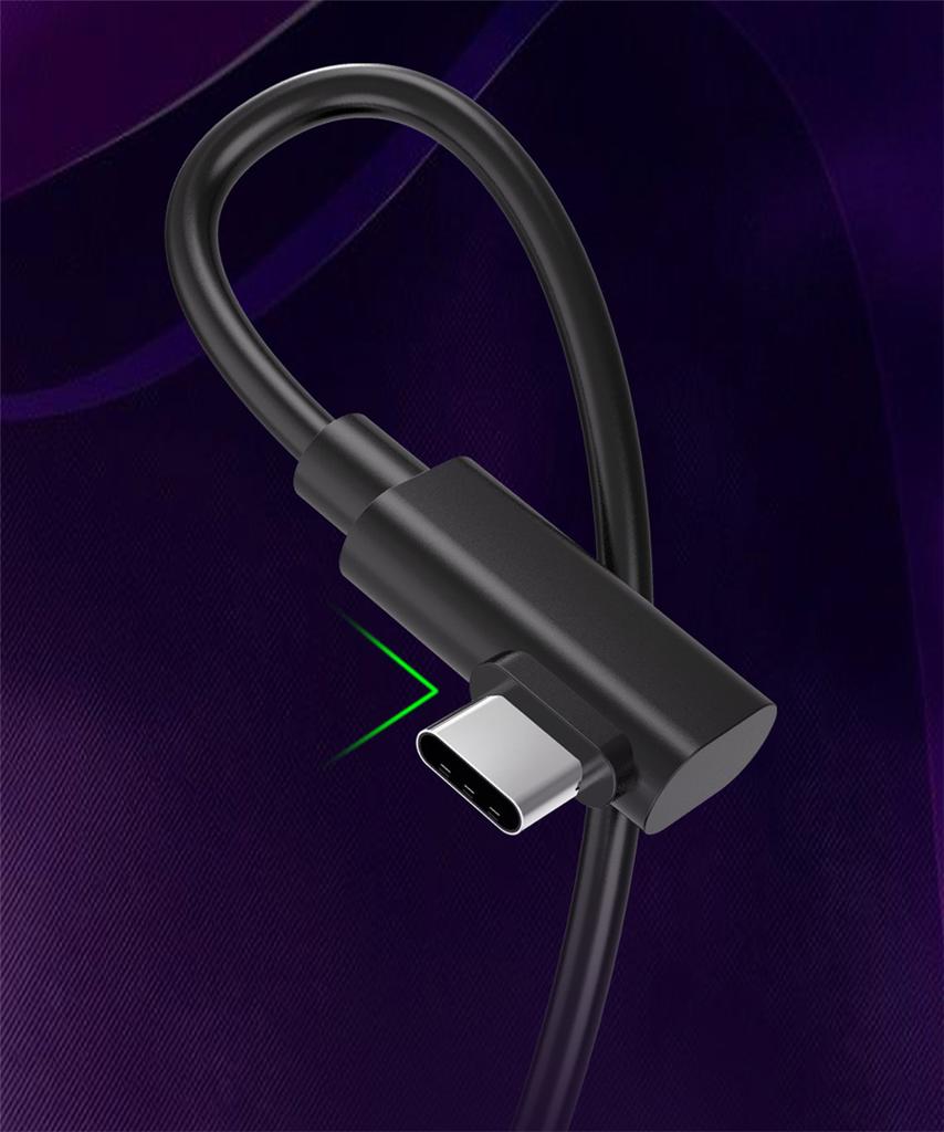 Link Virtual Reality Headset Cable For Quest 2 and Quest 4.8M Elbow Stream Line