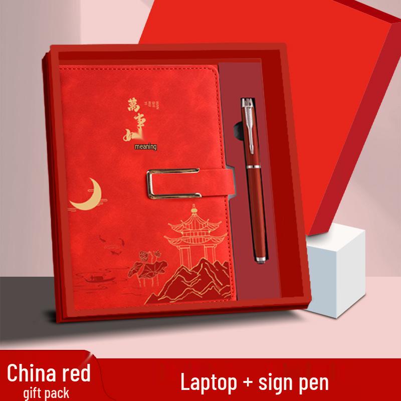 A5 Custom Thick Notebook: High-Value Student Prize & Enterprise Meeting Journal with Logo Printing.