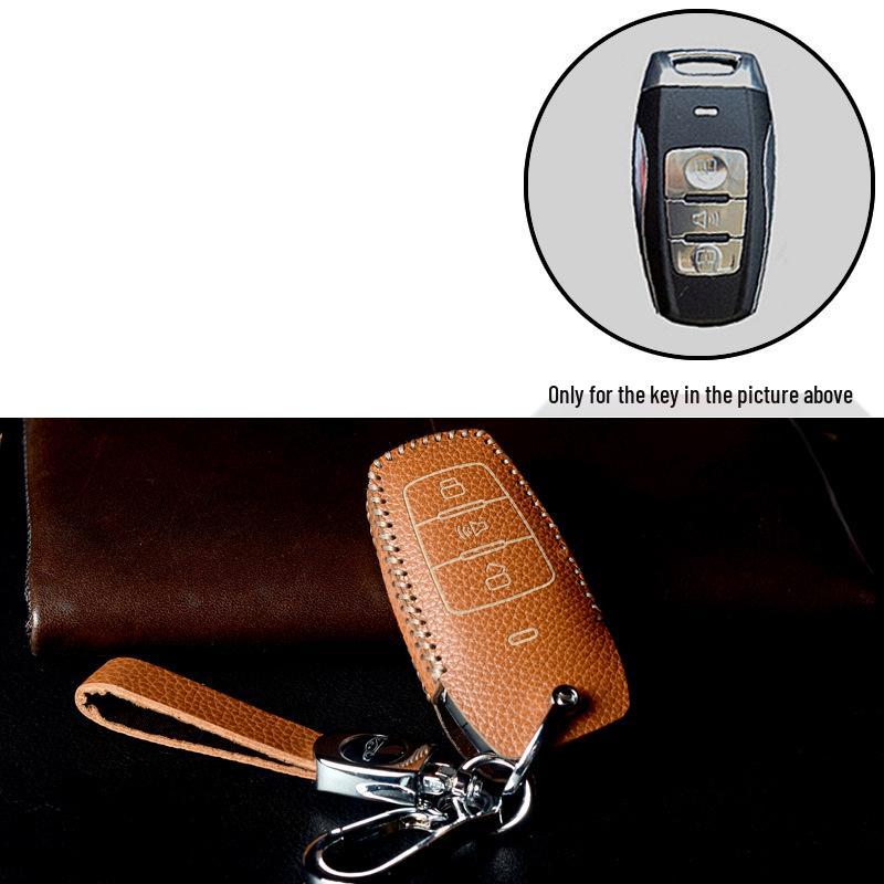 Key Case for Great Wall: Haval H6, H9, Chitu, F7, H2S, M6, F5, H4, Big Dog, F7X, Fengjun, Ora with Snap Button