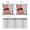 Comedy 31 M-Minutos Pillow Cover Red Bunny Soft Cushion Cover Vintage Pillow Case For Living Room Bed Chair