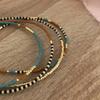 Fashionable Bohemia Style Bracelets for Women Colorful Acrylic Beads Non-metal Lace-up Bracelets