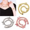 Bling Cuban Link Chain Butterfly Choker Necklace Thick Rapper Chains Hip-Hop