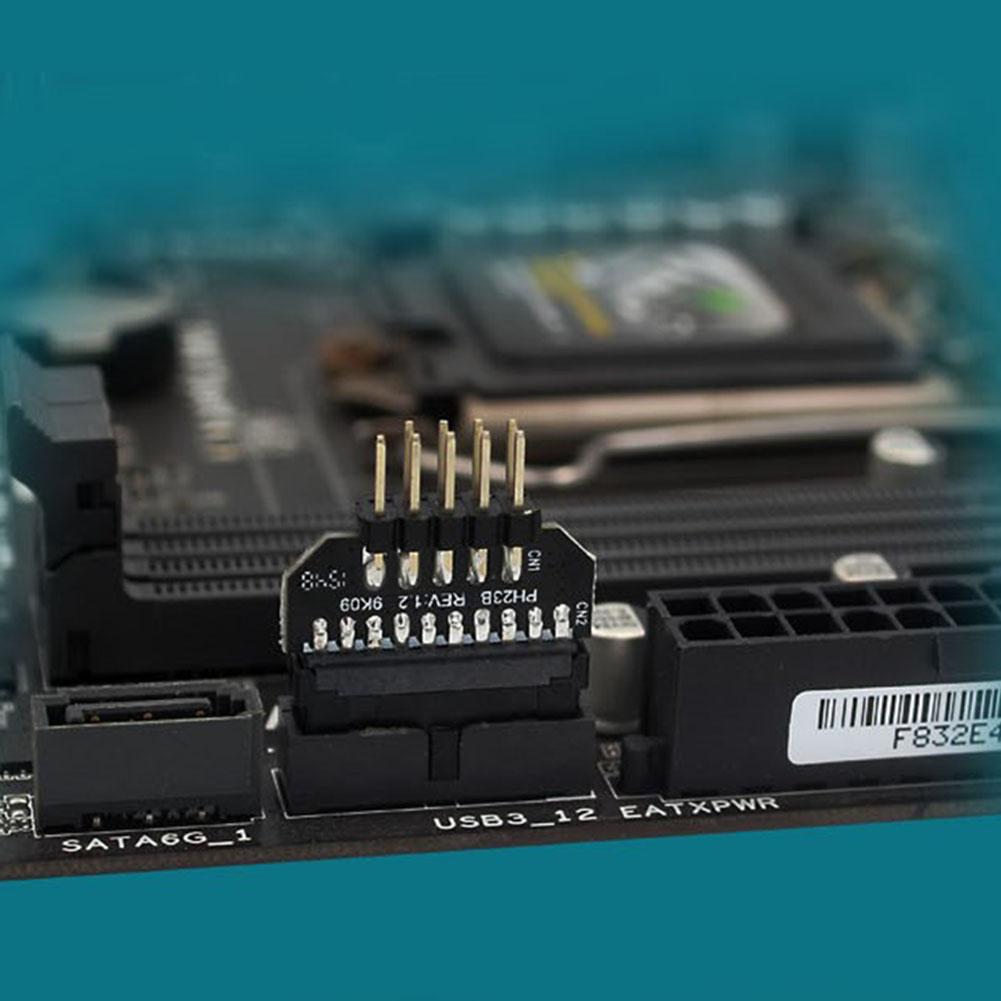 9 Pin Male Housing To USB 3.0 Converter USB3.0 To USB 2.0 Converter Connector Interface Adapter Motherboard Chassis  Accessories
