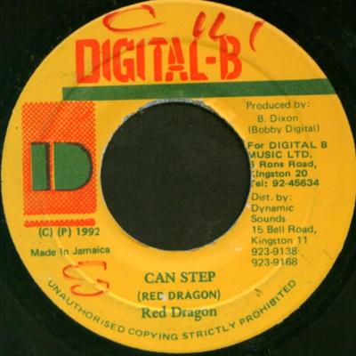 7inch Record RED DRAGON - Can Step NONE Digital-B 1992 Jamaica Reggae, Ska & Dub Used