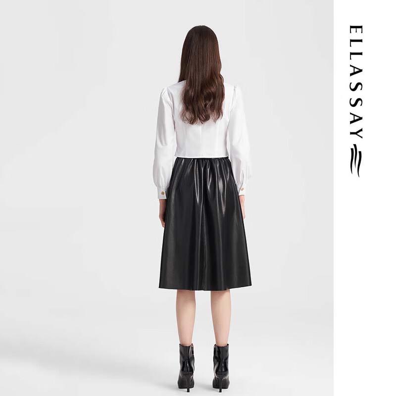 ELLASSAY Women's High-Waist Midi Skirt