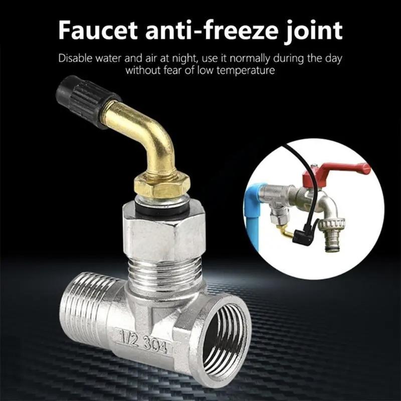 

Four-Point Water Pipe Antifreeze Joint Winter Outdoor Water Pipe Antifreeze Inflatable Elbow Nozzle Joint Faucet Antifreeze A