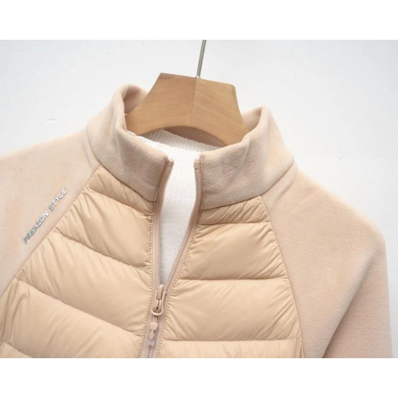 Damen Herbst Sportliche Daunenjacken Winter Stehkragen Jacke Ultraleicht Hält Warm Tägliche Jacken