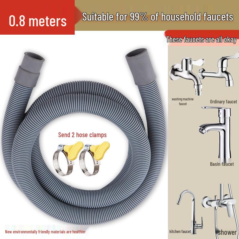 Plastic Faucet Extension Pipe for Kitchen Sink Water Connection