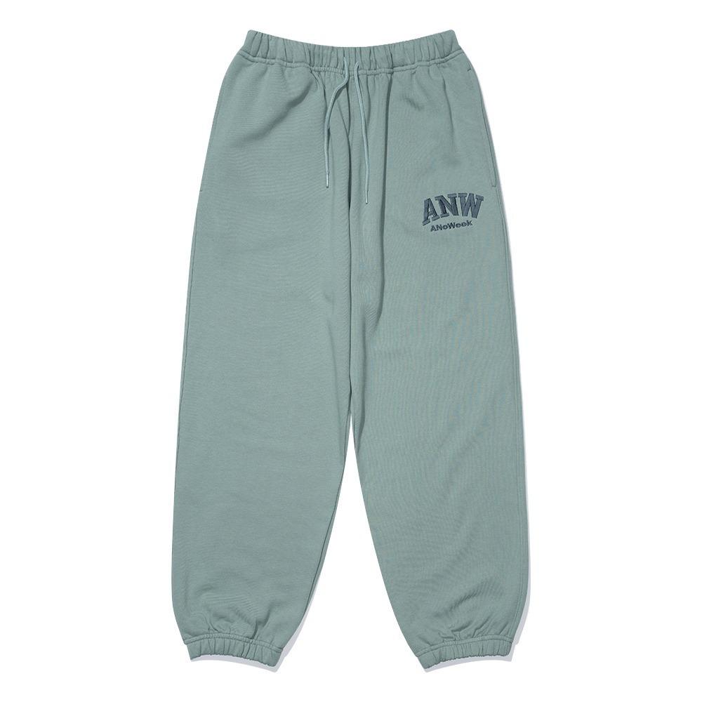 ANOWEEK Anw Embroidery Sweat Pants
