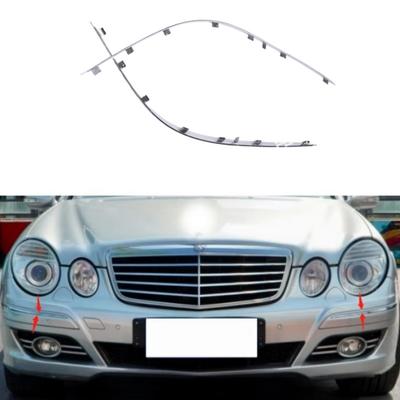 Front Bumper Bright Strip Chrome Plated Strip 2118852321 2118852421 For Benz E-Class W211 E300 E200 2007-2009 E350 E550